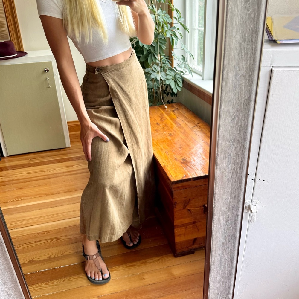 Vintage retro Patagonia brown skirt